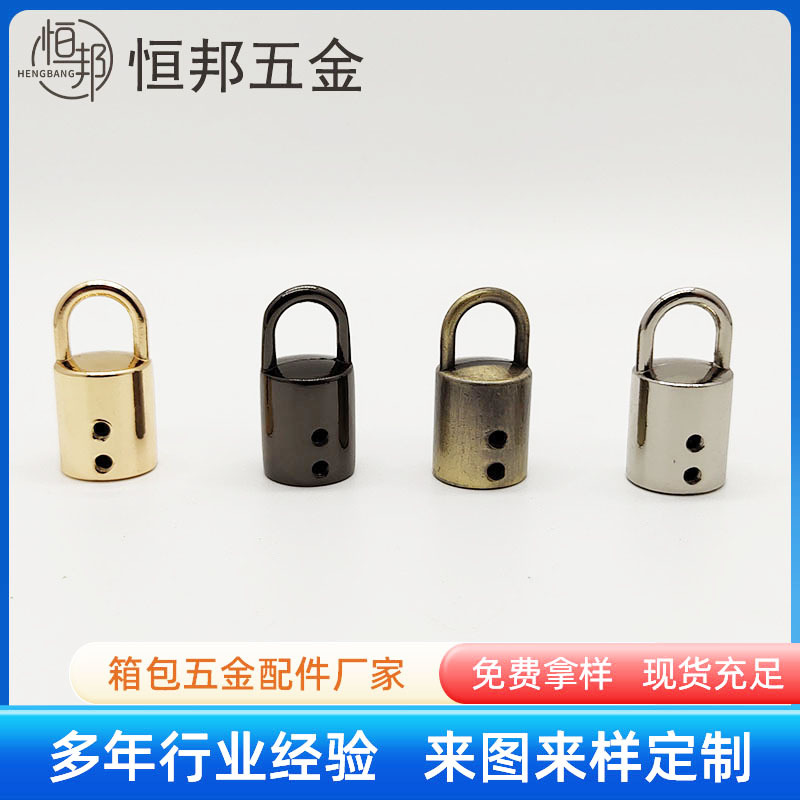In stock 10cm Bell tassel pendant fashion luggage handbag hanger hardware cap buckle zinc alloy accessories buckle