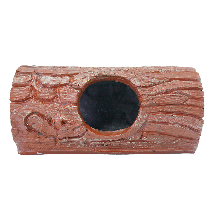 Decoración de paisajismo de micro paisaje, artesanía en resina, hámster, mascota trepadora, lagarto, esquivar agujeros de árboles artificiales, escenario puntual