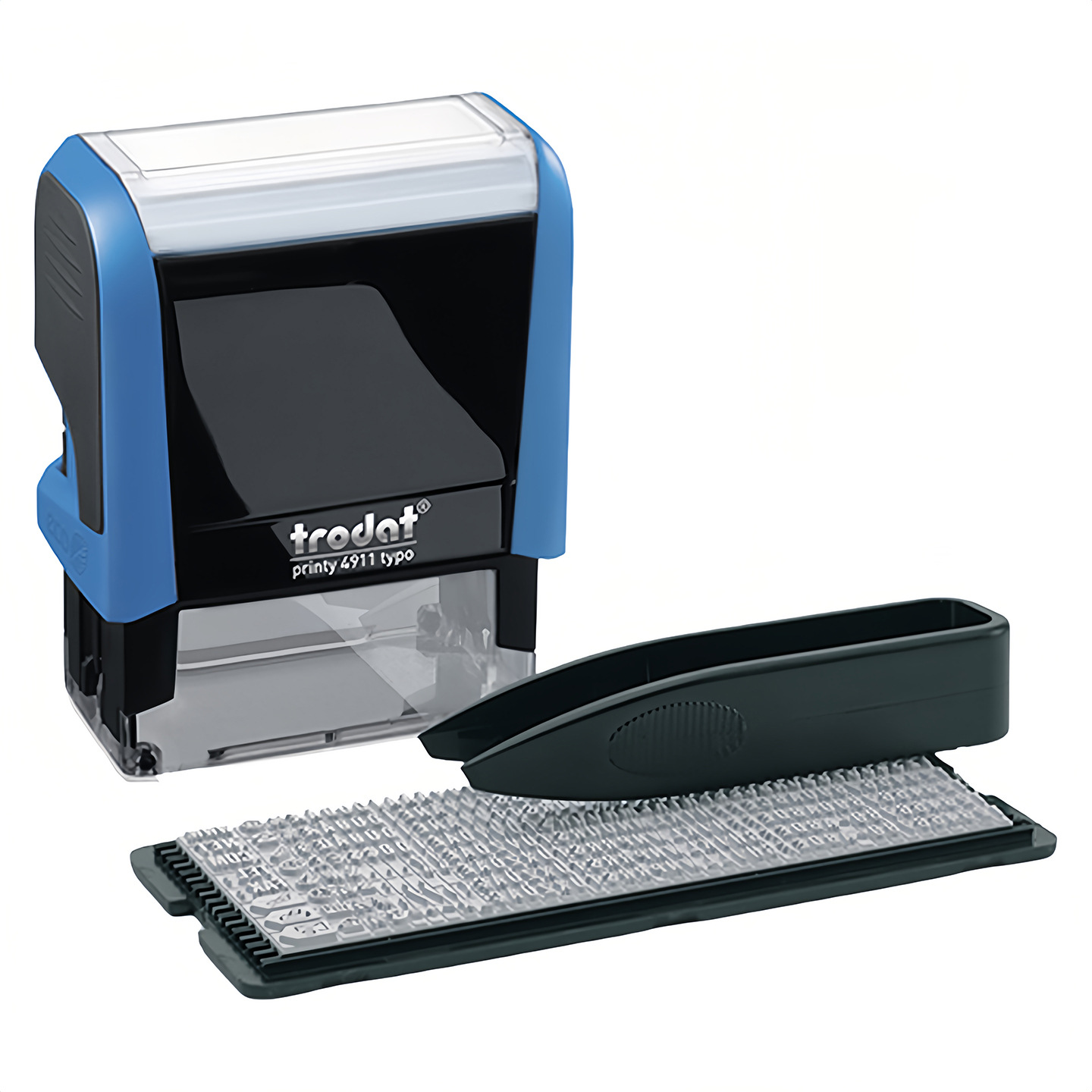 Sello de Tipos Móviles Combinables de Plástico Autoentintable, Combinable