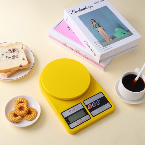 Cross-border shipping color SF400 kitchen scale 10kg electronic scale household accurate weight small baked food scale