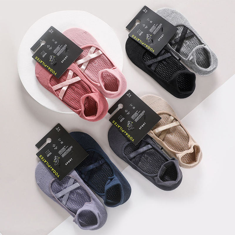 Personalized Custom Ballet Grip Socks for Women, Non-Slip Yoga Socks for Gym, Custom Lace Reformer Pilates Socks