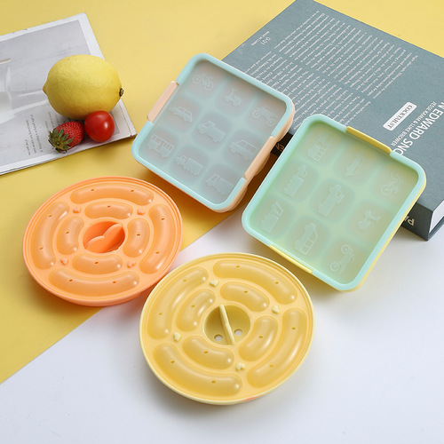 Baby food steamer mold, heat-resistant high-temperature rice cake, cartoon baking tool, baby sausage mold