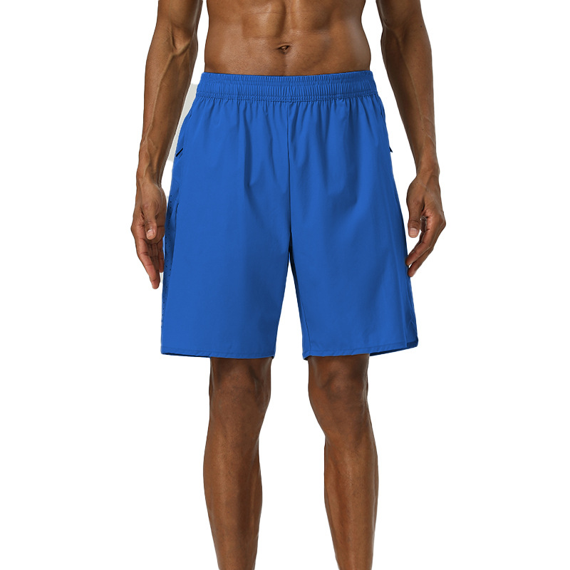 Pantalones cortos de entrenamiento de secado rápido, pantalones deportivos casuales elásticos para hombre, pantalones cortos transpirables de secado rápido para maratón para hombre