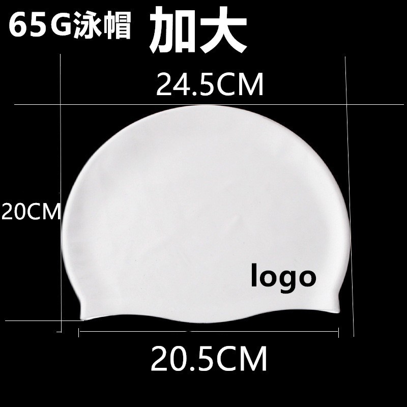 Sombrero de natación de silicona impermeable unisex cómodo moda grande sombrero de natación de entrenamiento para el cabello largo protector de orejas sin estrangulamiento impresión de seda