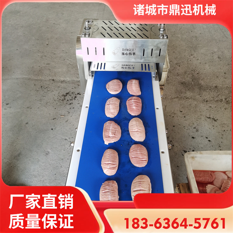 鱼片切花机 鱿鱼切花机器 猪宝切花设备 鸡胗鸭胗切花机 鼎迅