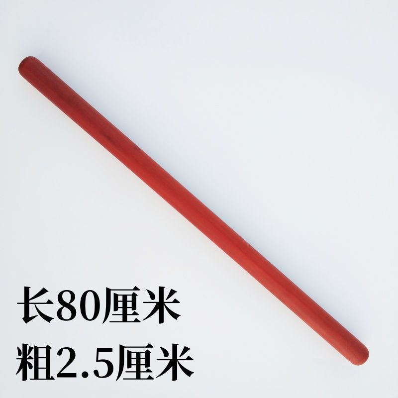 Cardíaco rojo de madera de jujube rodillo de fideos rodillo de fideos casero rodillo de fideos de madera sólida rodillo de fideos comercial rodillo de fideos no de madera de pera tamaño pequeño pellizco