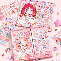 芯陌Kila美甲铺贴纸本创意少女美甲手工DIY素材贴纸书场景化妆本