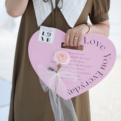 New Qixi Fresh Flowers Single Box Daily Love Single Box Series Gift for Girlfriend, Flower Shop Material Wholesale