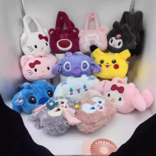 各种款卡通斜挎毛绒包可爱卡通毛绒学生儿童网红ins公仔礼物手提