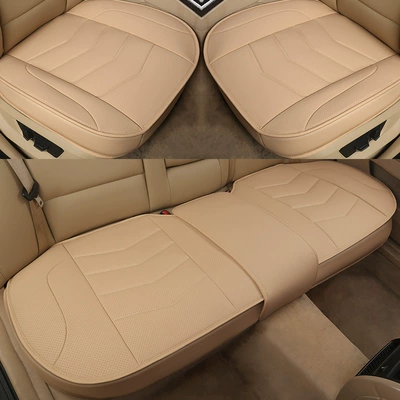 All Seasons, Seat cushion, seat cover - beige-three-piece-suit