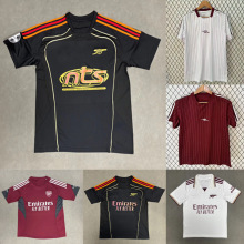跨境25/26阿森纳主场球衣复古休闲NTS联名特版本阿森纳足球服代发