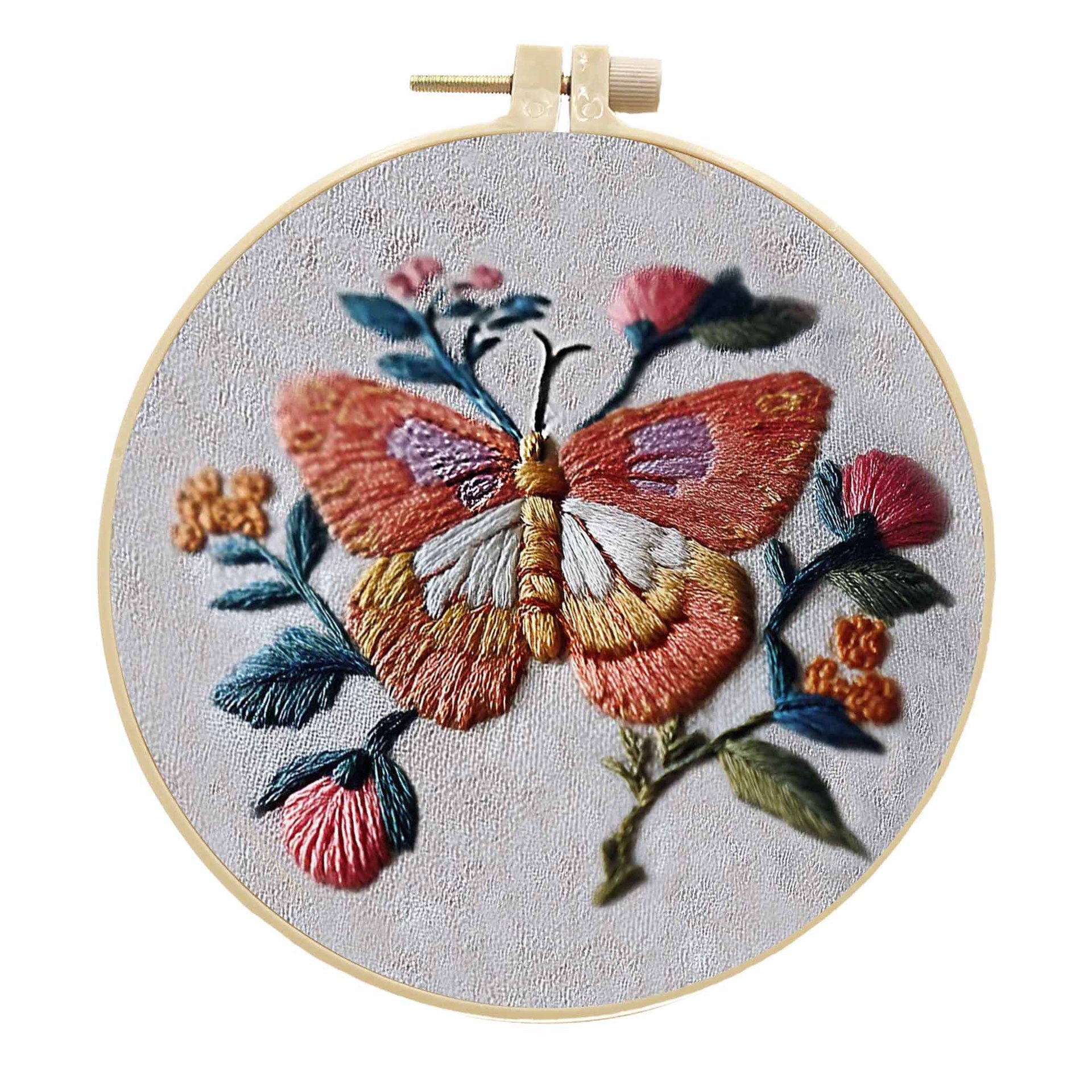 Original bordado a mano transfronterizo DIY material paquete bordado a mano DIY material paquete de bordado a mano ilustración en inglés