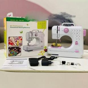 Sewing Machine Household Small Electric Automatic Edge Locking Machine Mini Double Needle Clothes Hand Tailor Machine Handheld