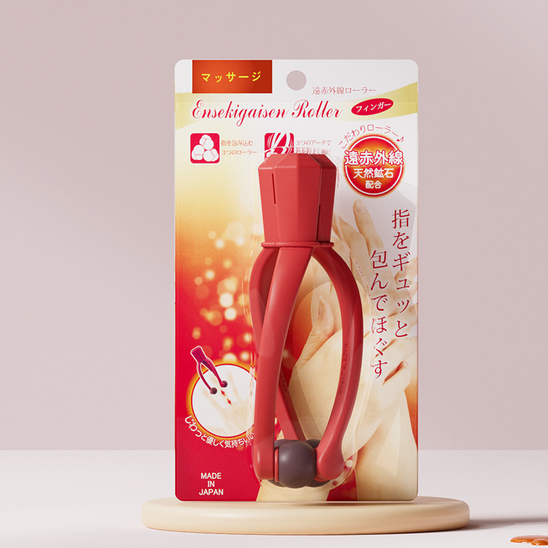 Masajeador de dedos japonés Clip de masaje de articulaciones de manos Ratón de raspado