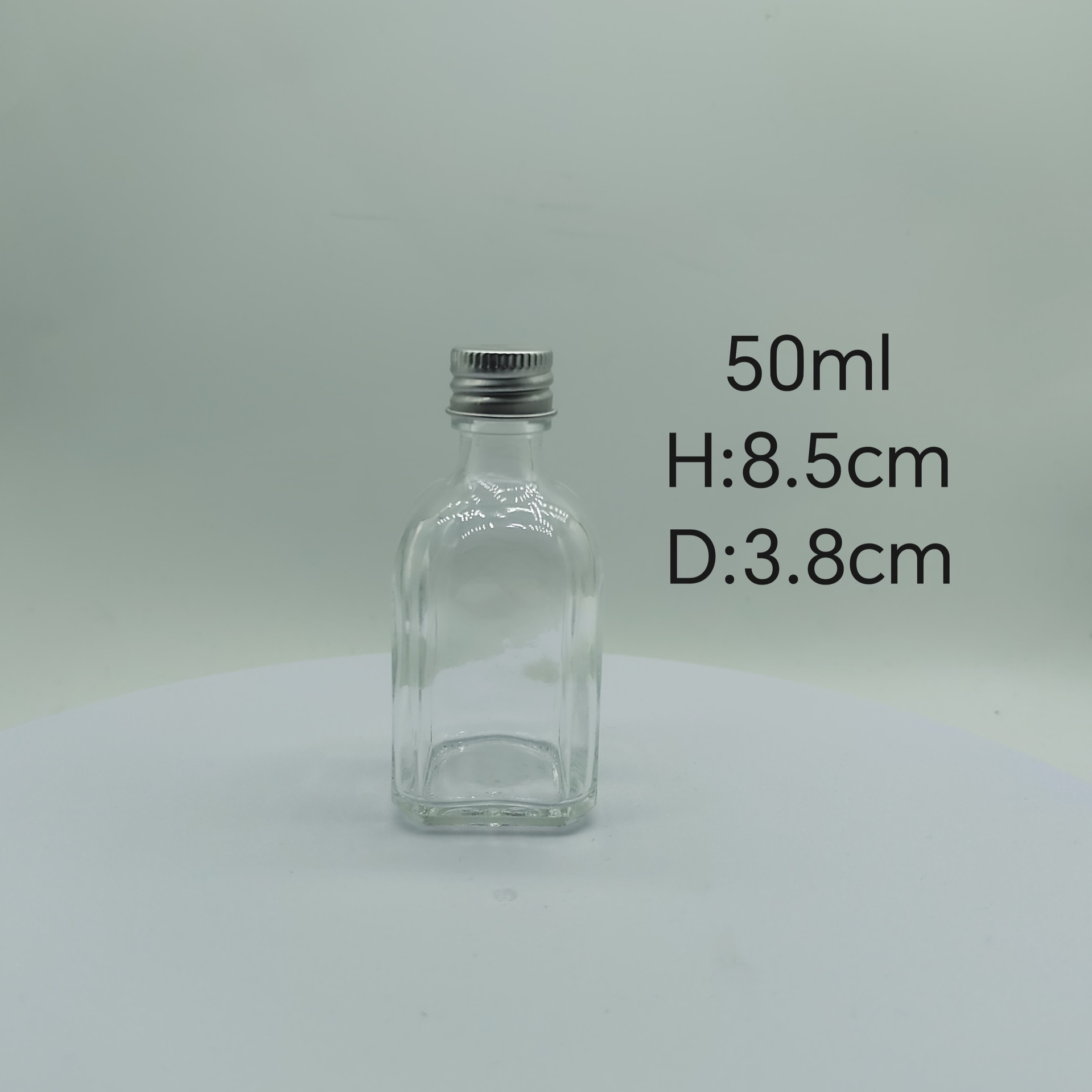 Botella de vino pequeña al por mayor, botella vacía, vidrio transparente grueso 50ml, vino de elaboración propia, vino, vino blanco, botella de vino subenvasada