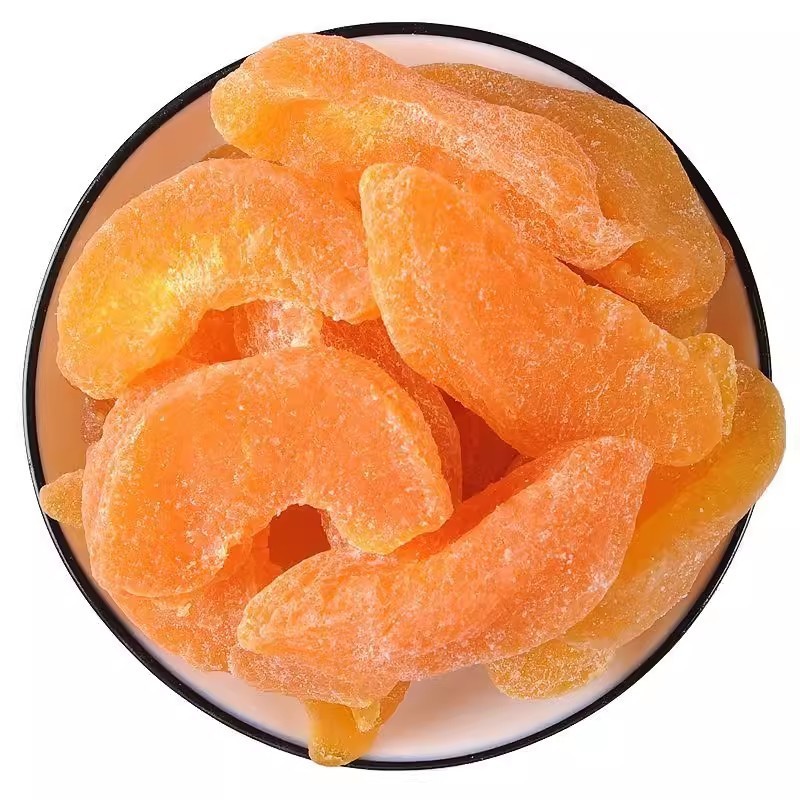 【代発】黄桃乾厚切桃条天然間食果砂糖漬け新商品卸売り甘酸っぱい黄桃肉|undefined