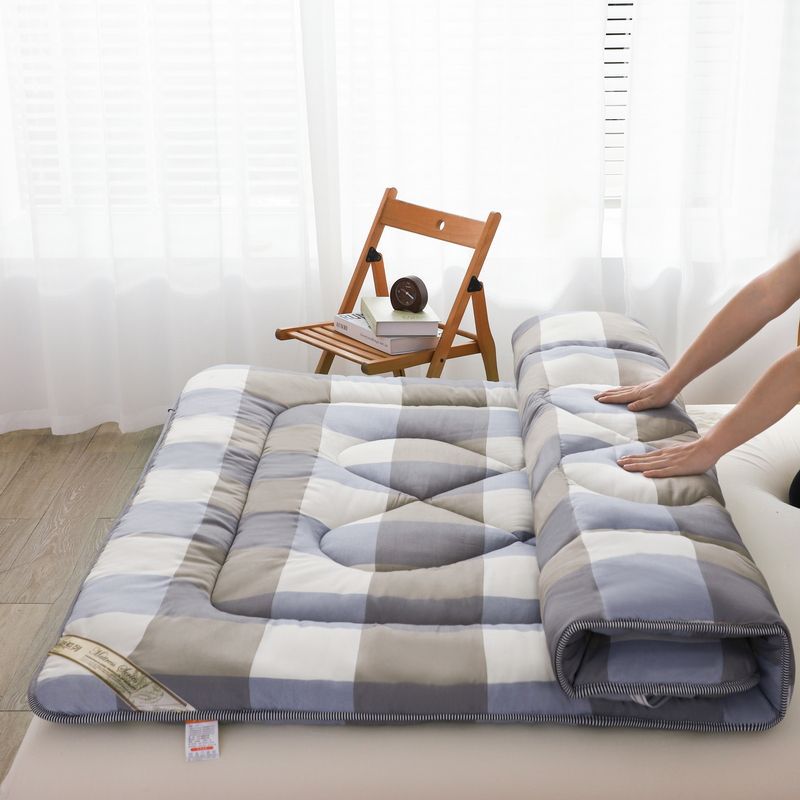 加厚保暖软床垫折叠双人出租房0.9m米单人学生宿舍床褥子铺底