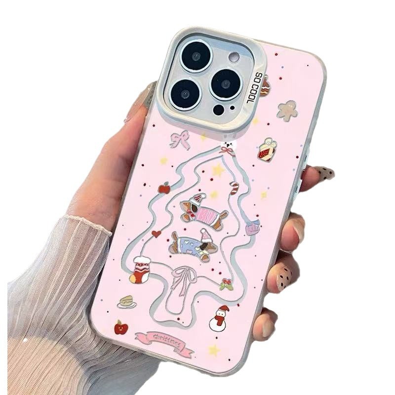 Nuevo cachorro de salchicha para iPhone 16 funda para teléfono móvil Apple 15promax/14/13pro12 chica/11