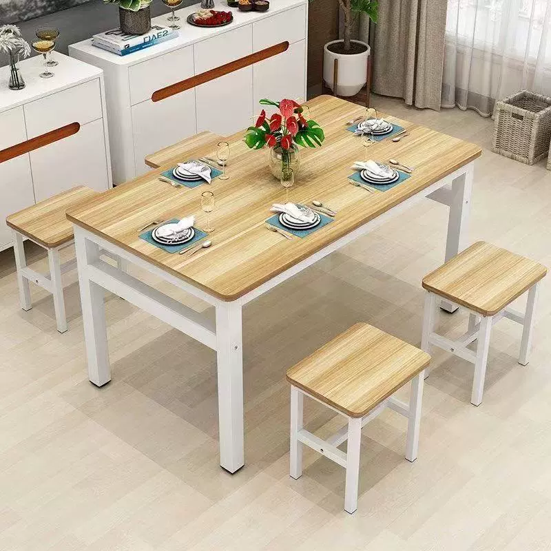 餐桌椅组合饭店烧烤店快餐店餐馆食堂小吃店大排档面馆早餐店桌子