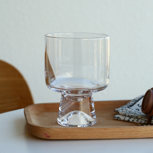High-looking ins glass cup fun diy dessert Cup creative milkshake cup juice coffee cup household goblet water Cup