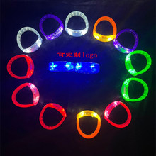 厂家批发LED发光手环电子手腕带演唱会酒吧KTV聚会应援助威道具