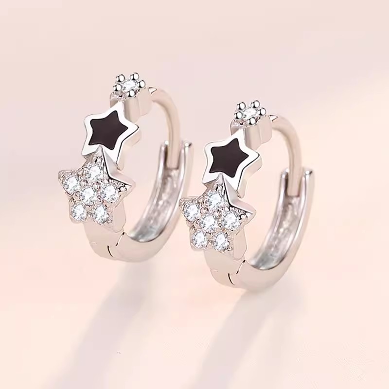 S925 aguja de plata elegante pendientes de nicho femenino diseño de gama alta pendientes populares pendientes de perlas pendientes únicos al por mayor