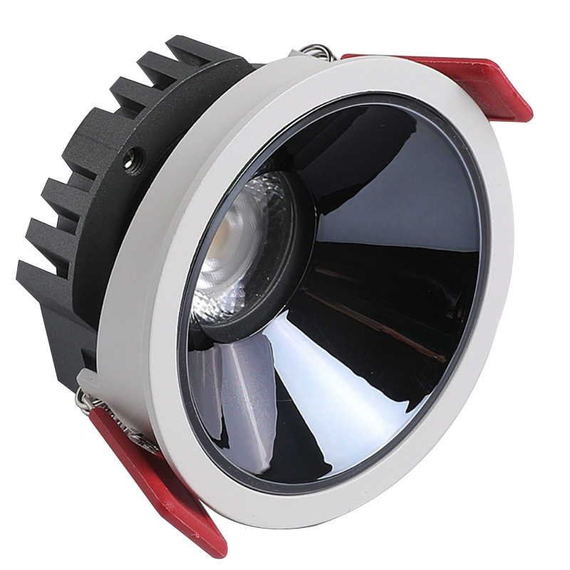 Spotlight pequeña colina COB profundo anti-deslumbrante ultra-Delgado LED sin cabeza incrustado techo bajo ingeniería del hogar de alta pantalla lámpara de lavado de pared