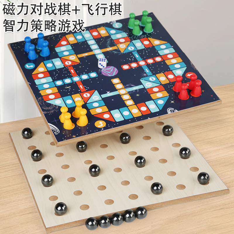 Magnetic fighting induction logic intellectual strategy game for…