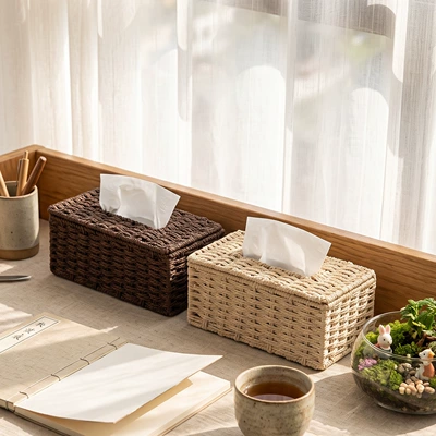 storage box, decorative item for hotels — Car tissue box/set