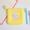 Cartoon Japanese cute storage system for elementary school students, headphones, equipment bag, wipes, with little bears, with embroidery