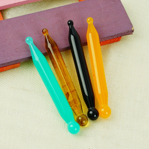 Manufacturer wholesale resin massage stick, resin wax body eye massage pen, waist massage and scraping