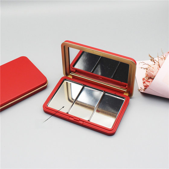 In stock matte red magnetic suction box No. MU-XL eye shadow lipstick storage box blush highlight concealer Nail Polish glue empty box