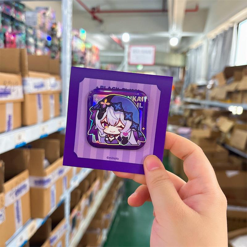 正版授权《崩坏》星穹铁道帕姆展览馆系列马口铁徽章周边谷子吧唧|undefined