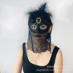 万聖ベニス蒙ベール女史歌マスクハロウィン生放送成人レトロ化粧舞踏会祭り用品