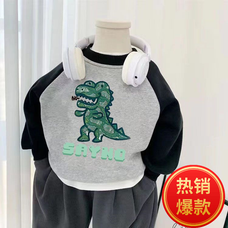 회색/기모 없음 [810-SAN 공룡]]