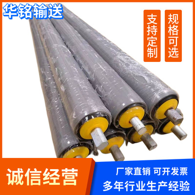 厂家定制聚氨酯胶辊包胶无动力滚筒耐磨耐高温丁腈橡胶辊套胶滚筒|ru