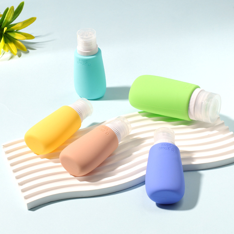 硅胶分装瓶90ml旅行分装瓶化妆护肤品收纳瓶旅行瓶洗发水分装瓶子