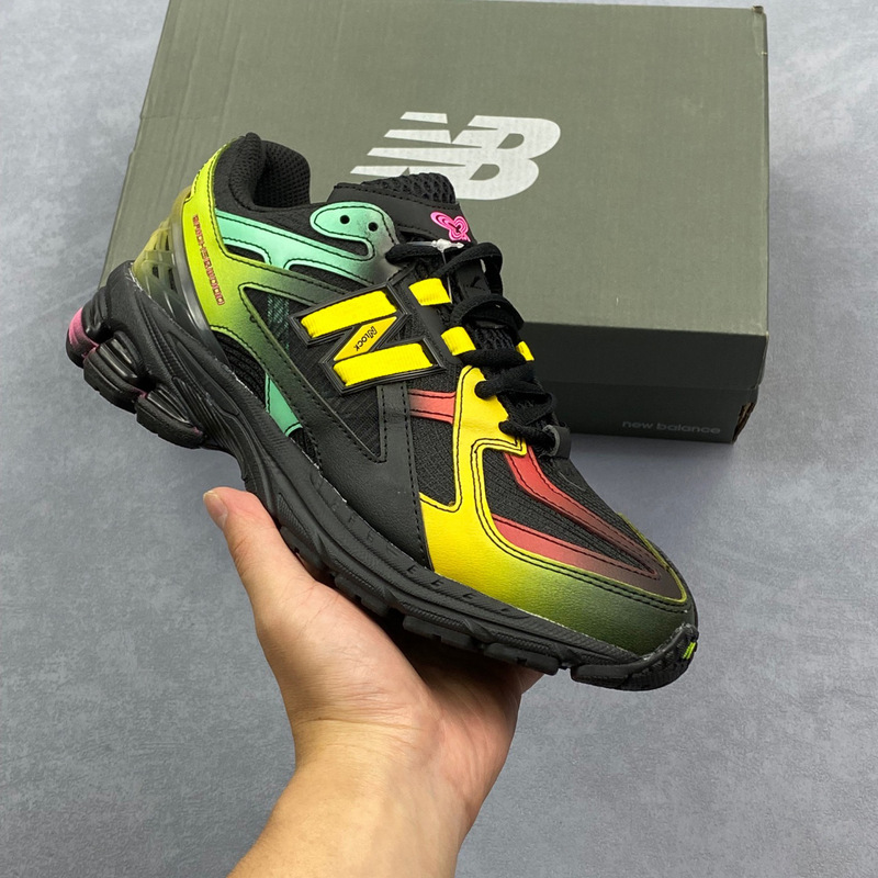 高品质NB1906复古增高厚底老爹鞋黑粉时尚舒适百搭潮鞋休闲运动鞋|undefined