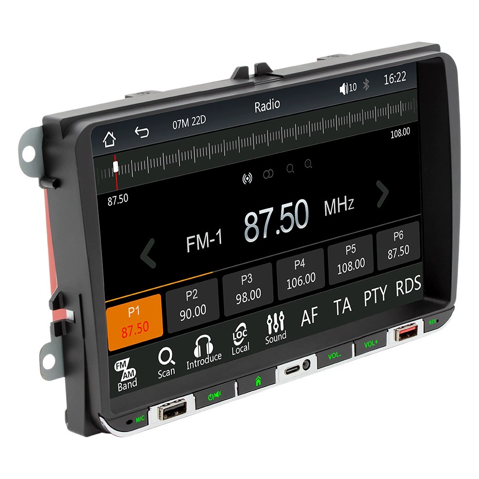 9inch Подходит для автомобиля Volkswagen MP5-плеер, беспроводной Carplay, автомобильный плеер с большим экраном высокой четкости и реверсивным изображением