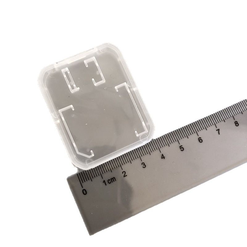 Tarjeta SD al por mayor caja de protección adaptador caja de tarjeta TF caja blanca pequeña caja de plástico a prueba de humedad micro sello