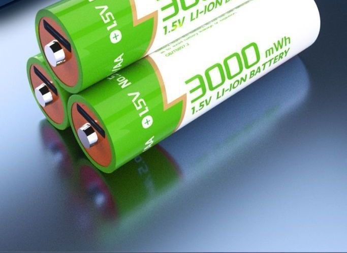 No. 5 No. 7 USB Large-Capacity 1.5V Rechargeable Lithium Battery 3000Mwh High-Efficiency Constant Voltage Source Factory Free Shipping on One Piece