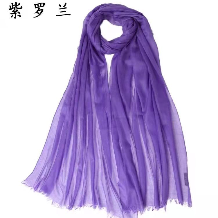 Fábrica de Mongolia Interior nuevo estilo liso 400 anillo ligero bufanda de terciopelo otoño e invierno cuatro estaciones damas cálido chal grande