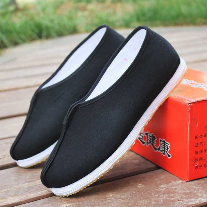 老北京布鞋男布底僧鞋男士复古千层底布鞋女民族风单鞋和尚鞋