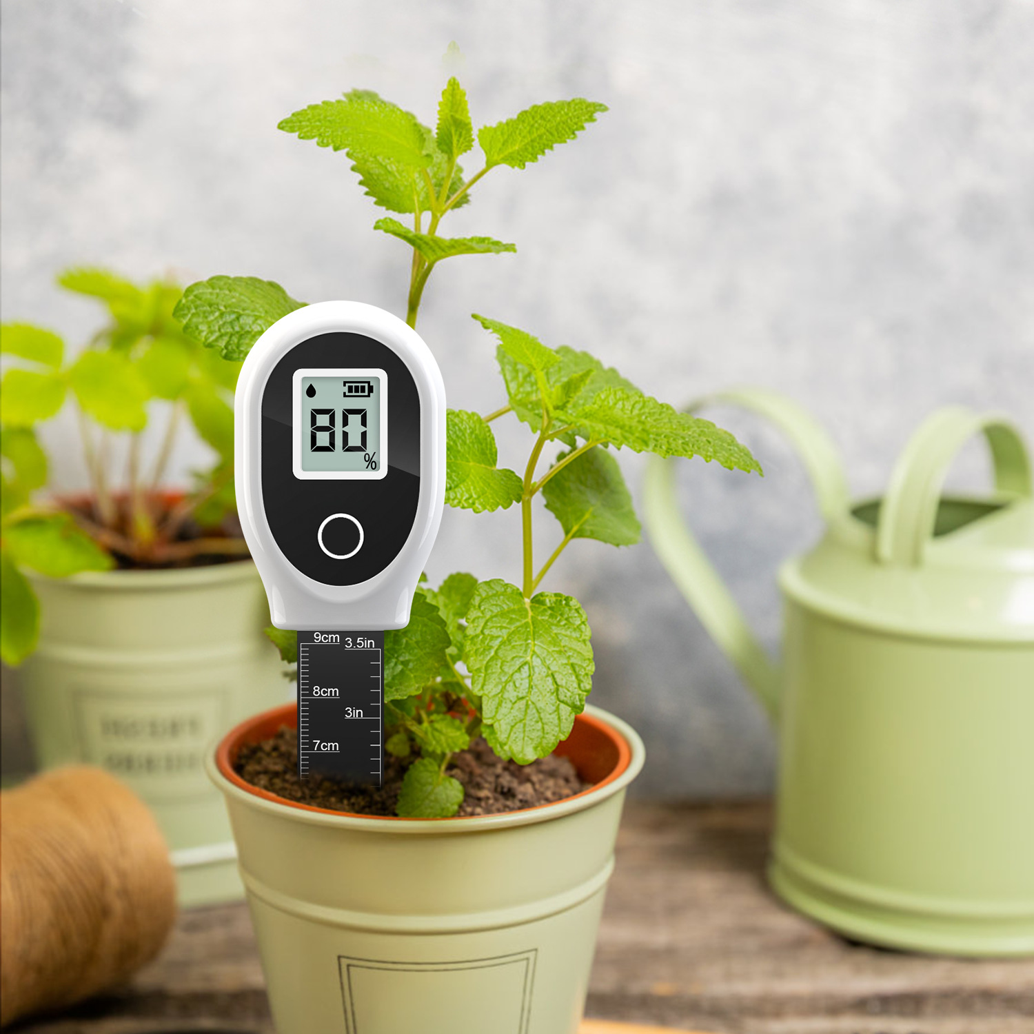 跨境新土壤检测仪数显湿度计土壤水分计土壤湿度测试仪屏显水分仪