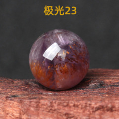 天然オーロラ23散珠玉水晶玉ブレスレット単珠ビーズdiy手作りビーズアクセサリー