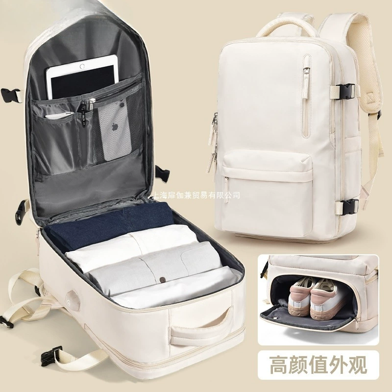 Дорожный рюкзак, деловая поездка на короткие расстояния, дорожная сумка большой вместимости, разделение сухих и влажных вещей, легкий компьютерный рюкзак.