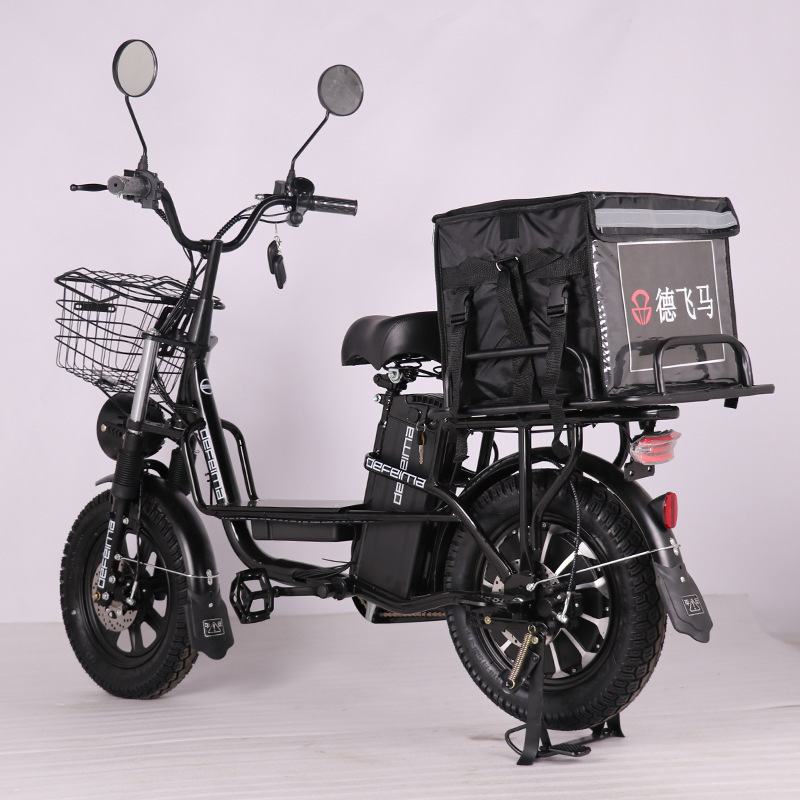 Russian Princess Yilan Take-out Electric Bicycle Fat Tire Harley Lithium Battery 20A Express Delivery Electric Vehicle