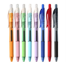 日本Pentel派通BLN-105速干中性笔学生彩色按动黑色0.5mm针管水笔