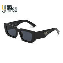 欧美风时尚高级感跨境太阳镜 新款方框户外复古墨镜VU400个性眼镜