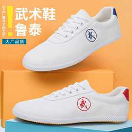 武术鞋夏季男女练功专用帆布鞋牛筋底武术训练表演运动太极鞋外贸